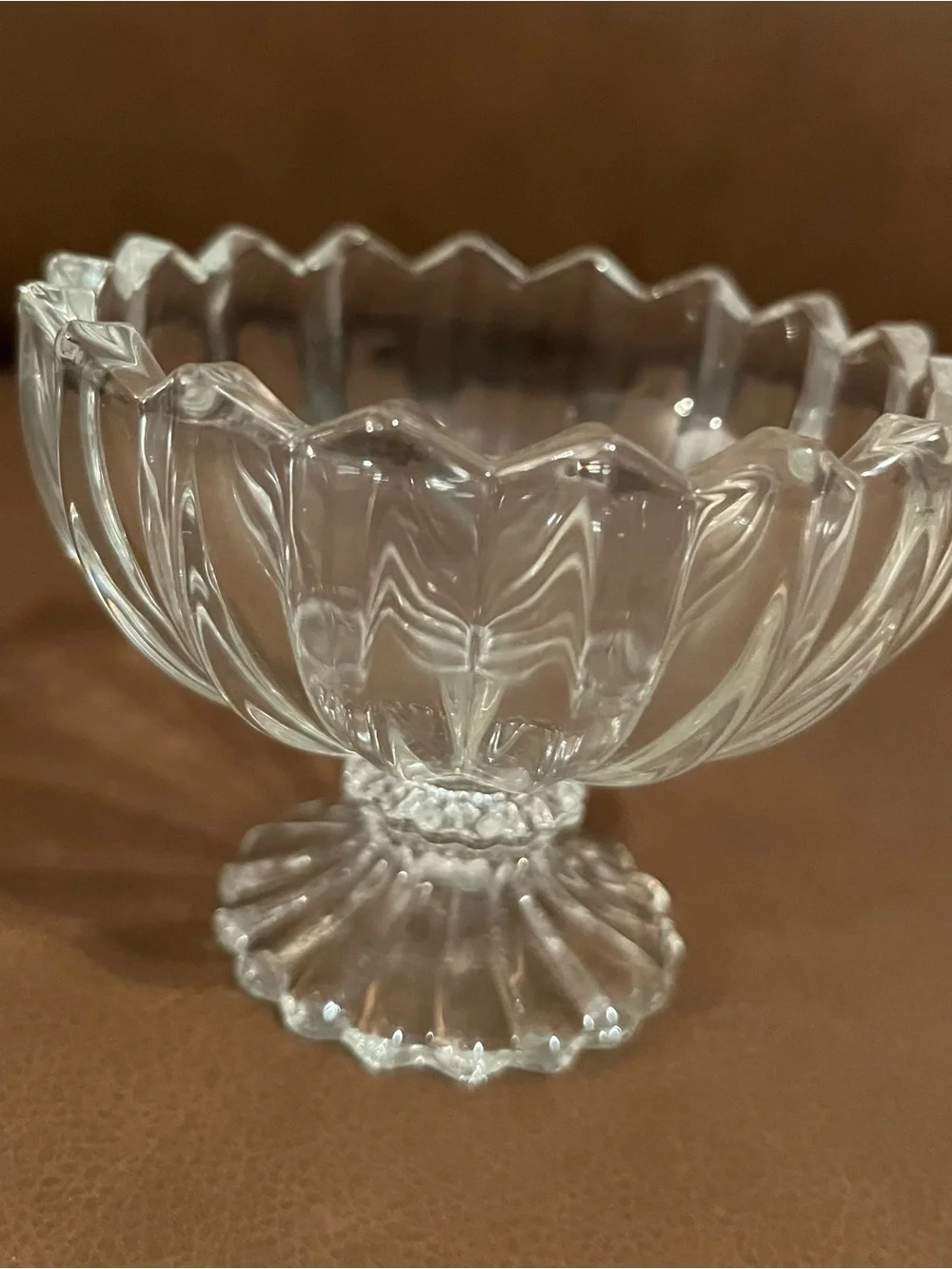 Tulip Clear Glass Dessert Cups - Set of 9